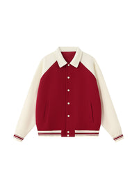 Load image into Gallery viewer, Unisex Varsity Team Jacket | Heavyweight Colorblock Raglan Jacket