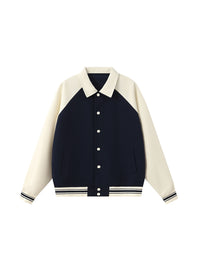Load image into Gallery viewer, Unisex Varsity Team Jacket | Heavyweight Colorblock Raglan Jacket
