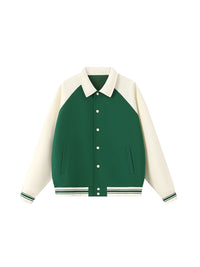 Load image into Gallery viewer, Unisex Varsity Team Jacket | Heavyweight Colorblock Raglan Jacket