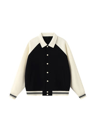 Load image into Gallery viewer, Unisex Varsity Team Jacket | Heavyweight Colorblock Raglan Jacket
