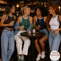 Load image into Gallery viewer, Women's Preppy Fitness Crop Tank | Salty Cotton