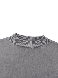 Load image into Gallery viewer, Mineral Wash Balloon Sleeve Cropped Knit Sweater | Women's Fall Coastal Sweater
