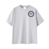 Load image into Gallery viewer, Dolphin and Starfish Flag Unisex T-Shirt — Patriotic USA Coastal Tee