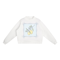 Load image into Gallery viewer, Lemon Botanical Sweatshirt, Coastal Grandmother Sweatshirt, Beach Cottagecore Crewneck, Citrus Graphic Pullover, Preppy Summer Lemon Shirt