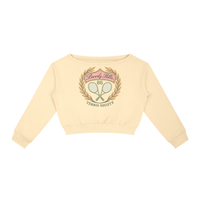 Load image into Gallery viewer, Beverly Hills Tennis Society Off Shoulder Sweatshirt
