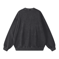 Load image into Gallery viewer, SALTY Embroidered Oversized Sweatshirt | Vintage Washed Coastal Crewneck | Trendy Beachy Streetwear Pullover | Salty Cotton