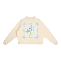 Load image into Gallery viewer, Lemon Botanical Sweatshirt, Coastal Grandmother Sweatshirt, Beach Cottagecore Crewneck, Citrus Graphic Pullover, Preppy Summer Lemon Shirt