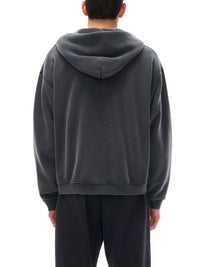 Load image into Gallery viewer, Vintage Wash Zip-Up Hoodie | Oversized Coastal Fleece Sweatshirt | Salty Cotton