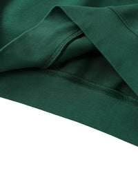 Load image into Gallery viewer, Close up of the hem of the green sweatshirt 