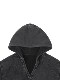 Load image into Gallery viewer, Vintage Washed Raw Edge Hoodie